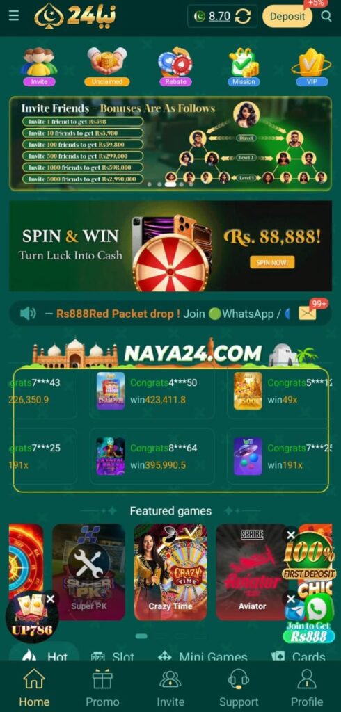 Naya24 PKR Game